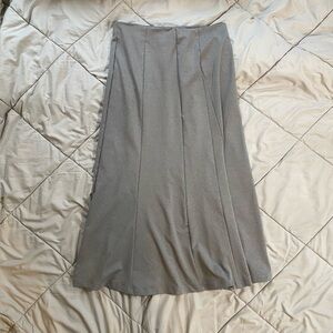 Gray Women's Stretch Pencil Skirt